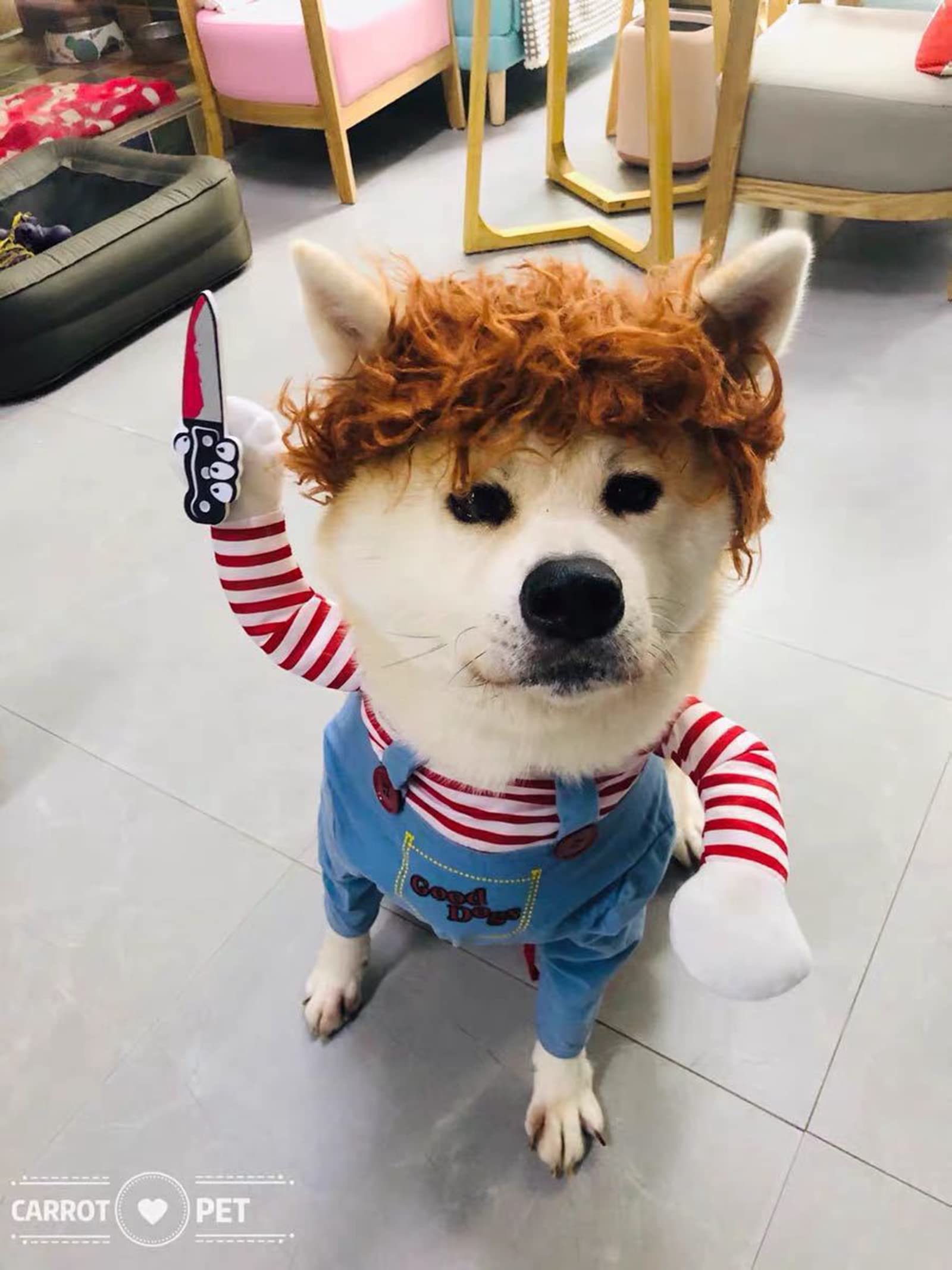 ISMARTEN diseño divertido, perfecto para cosplay navideño o fiestas temáticas.