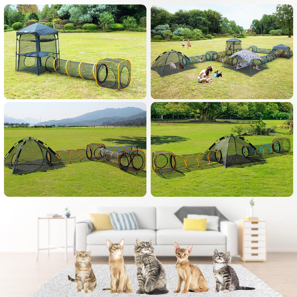 ITENT conjunto modular ofrece estimulación y juego para mascotas