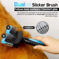 iToleeve Dual Flex Slicker para gatos: elimina enredos sin irritar la piel