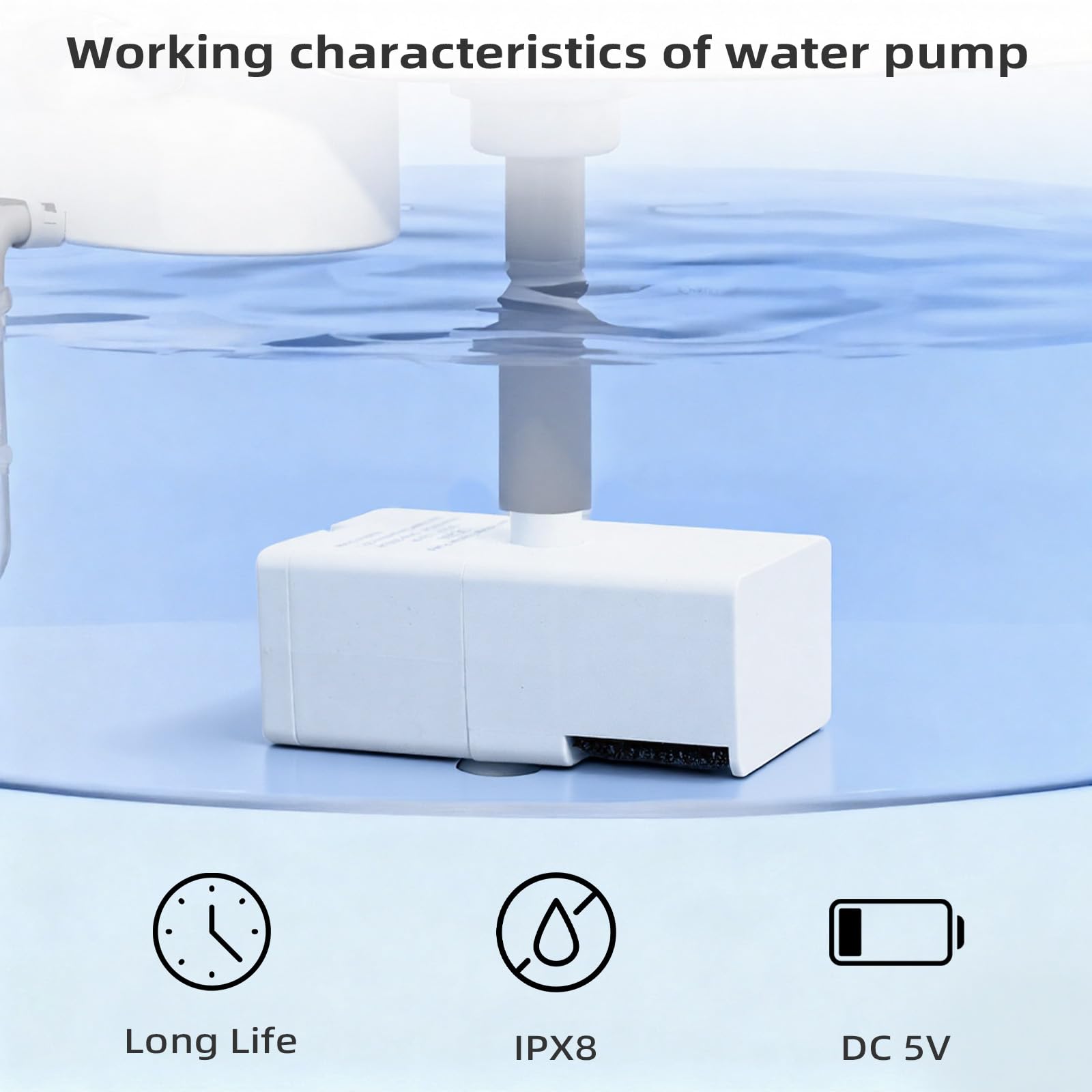 Bomba ITSCUTE D443 compatible con fuentes 50oz-95oz, instalación rápida.