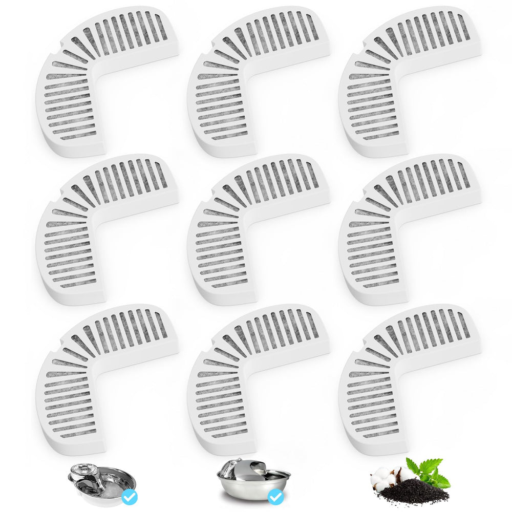 ITSCUTE: filtros para fuente de gatos y perros, pack de 9, agua más limpia.