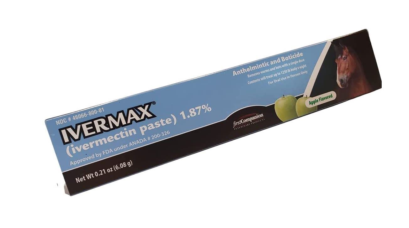 Dosificador de Ivermax para administración rápida y exacta en caballos.