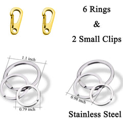 IVIA PET clips ajuste fácil para mover identificaciones entre collares con comodidad.