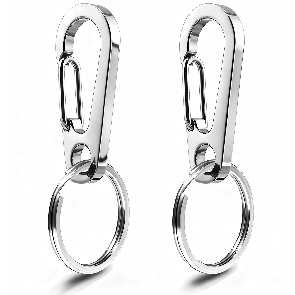 IVIA PET clips de etiquetas para perro en acero 304 con cierre seguro.