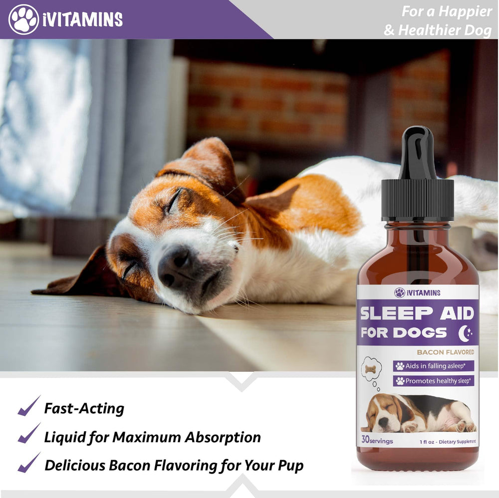 iVitamins ayuda dormir para perros, antiestres para manejo del estrés.