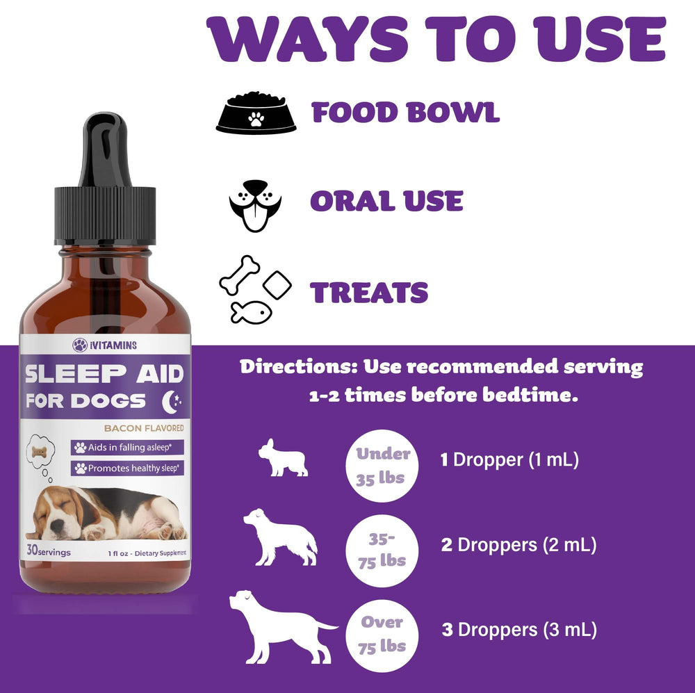 iVitamins ayuda dormir para perros, apoyo al sistema inmunitario.
