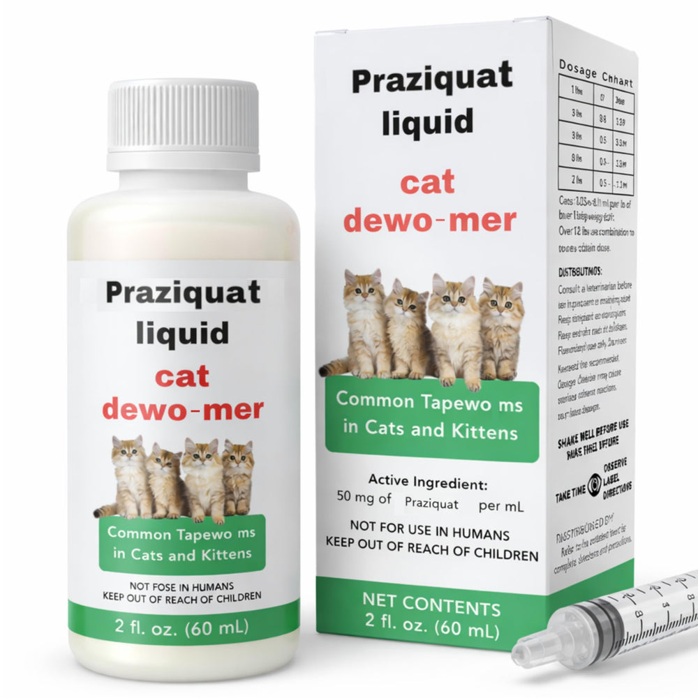 IVULTRA Lvermect líquido para gatos, botella de 60 ml para mezclar con comida, apoyo digestivo