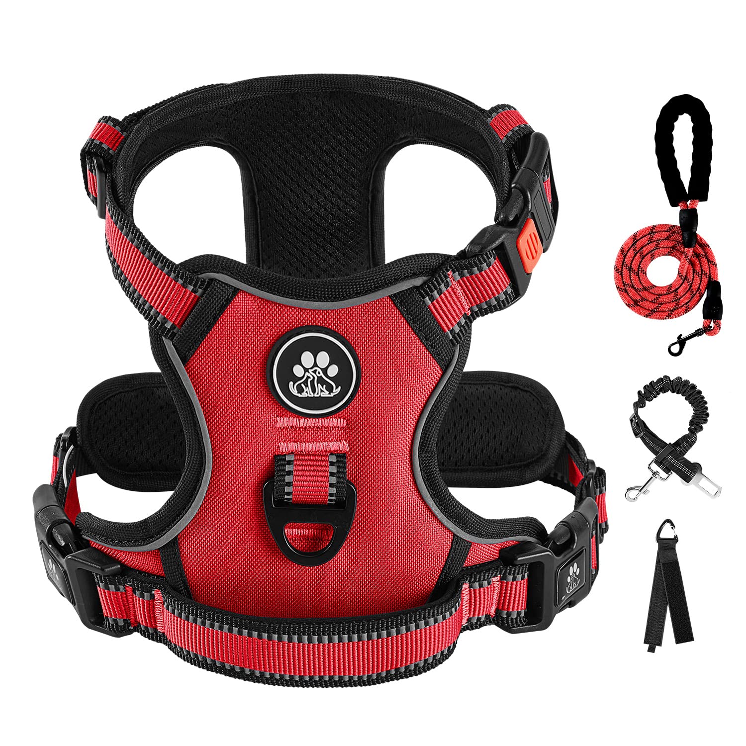IVY&LANE arnés para perros pequeños, diseño de cuello, fácil de colocar durante el paseo