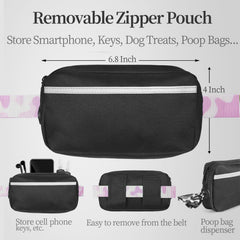 iYoShop bolsa con cremallera desmontable para llaves y teléfono, organización en movimiento.