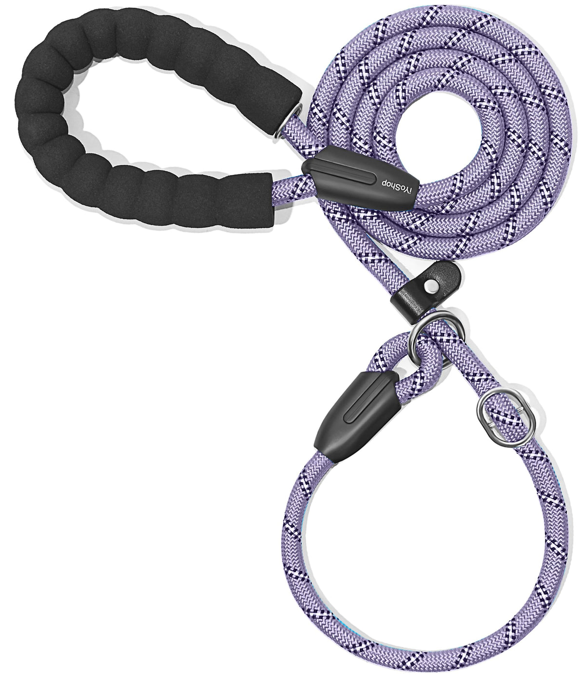 iYoShop correa deslizante resistente lavanda con asa acolchada, comodidad durante paseos.