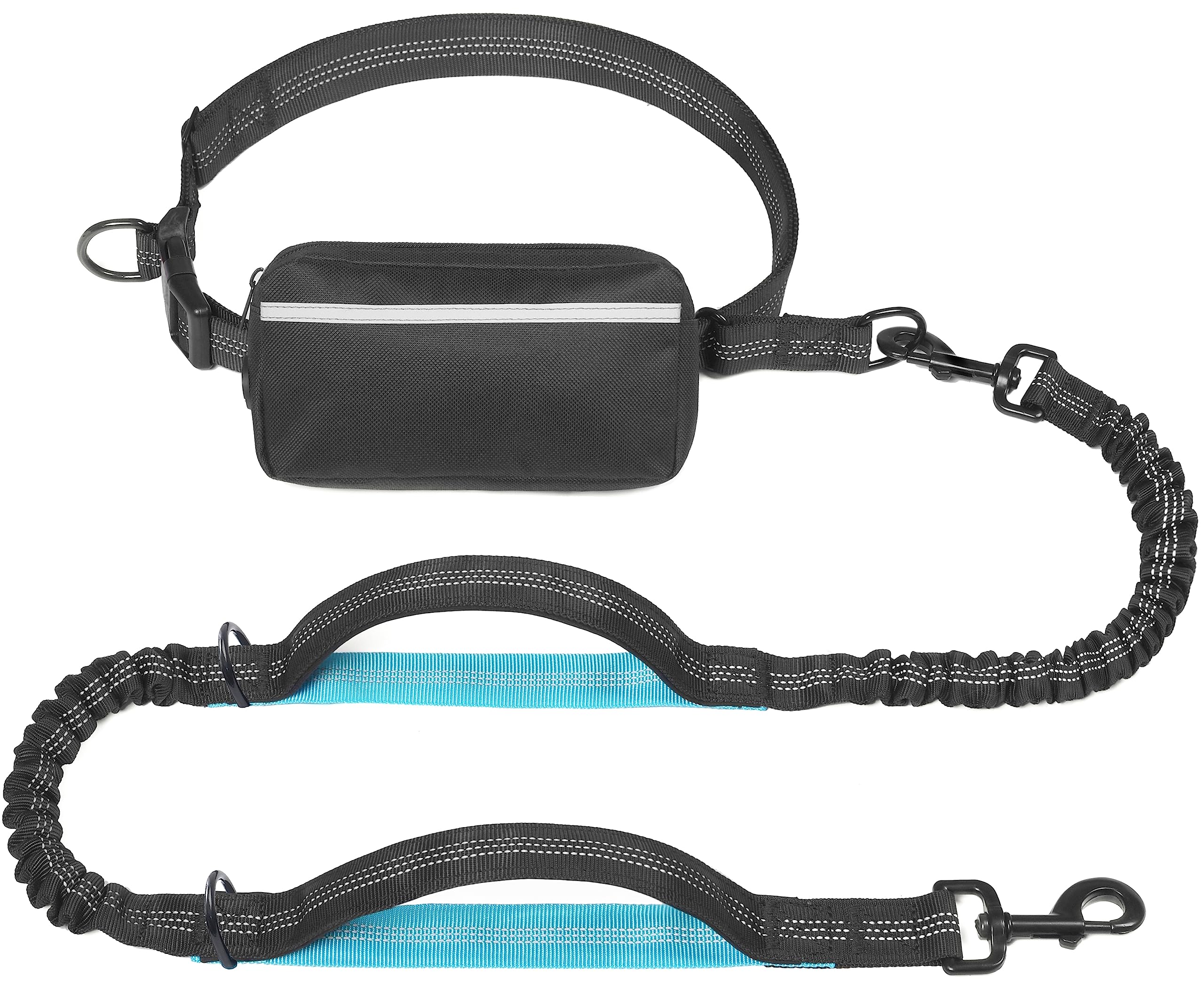 iYoShop correa para perro con cremallera removible y bolsillo práctico para llaves y snacks