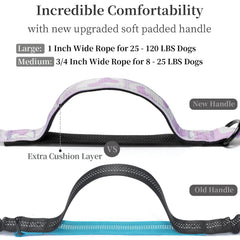 iYoShop doble amortiguador reduce tirones, ideal para caminatas y trotes.