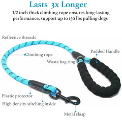 iYoShop Correa doble para perros, ideal para paseos con dos perros activos.