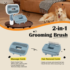 IZSOHHOME cepillo para perros y gatos, masaje suave cuida la piel durante el cepillado