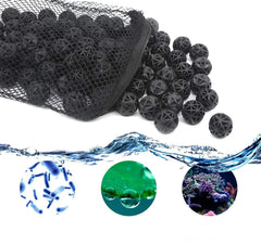 Bolas bio J-star, 16 mm, mejoran la oxigenación del agua.