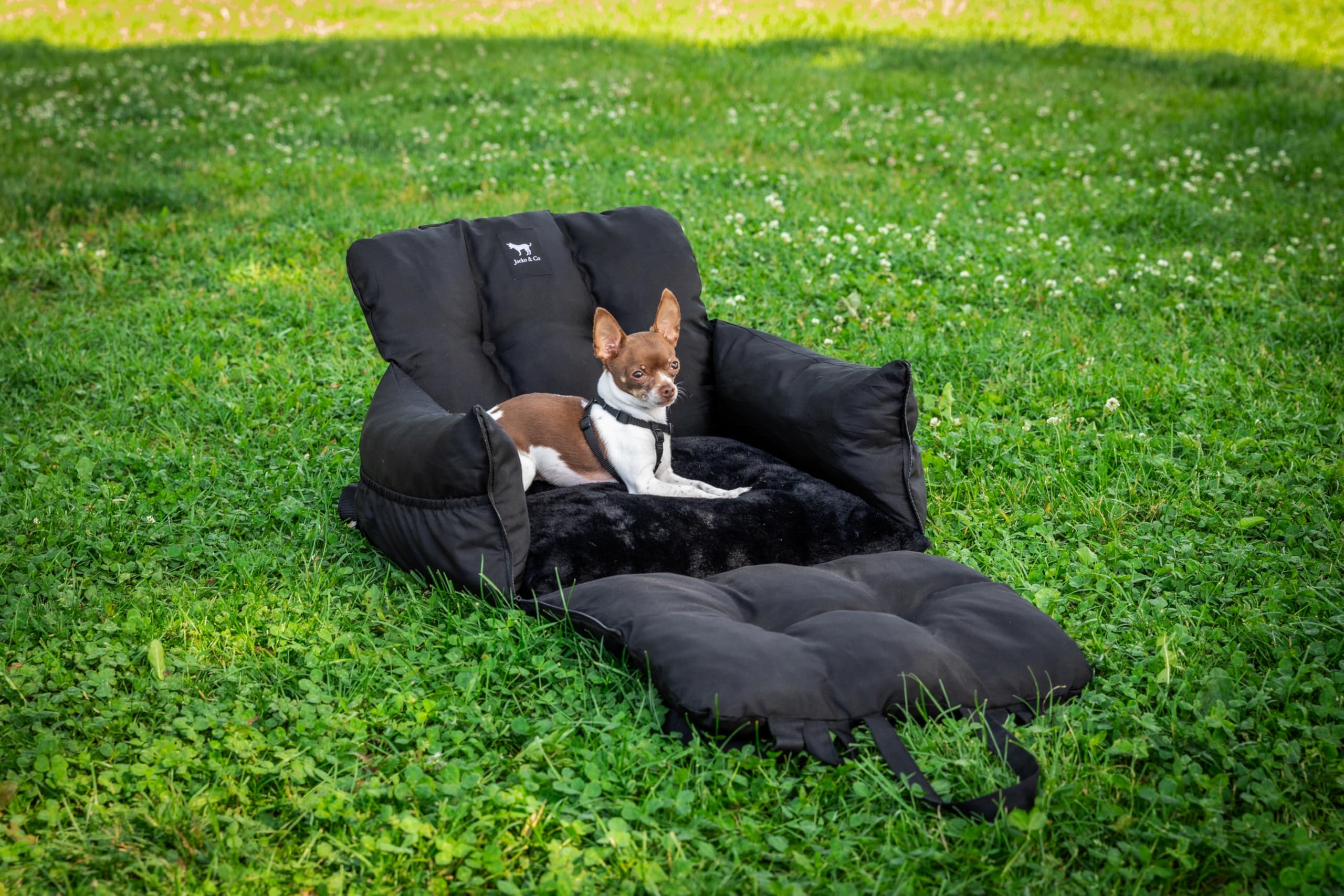Jacko & Co: tejido resistente al agua para proteger el asiento.