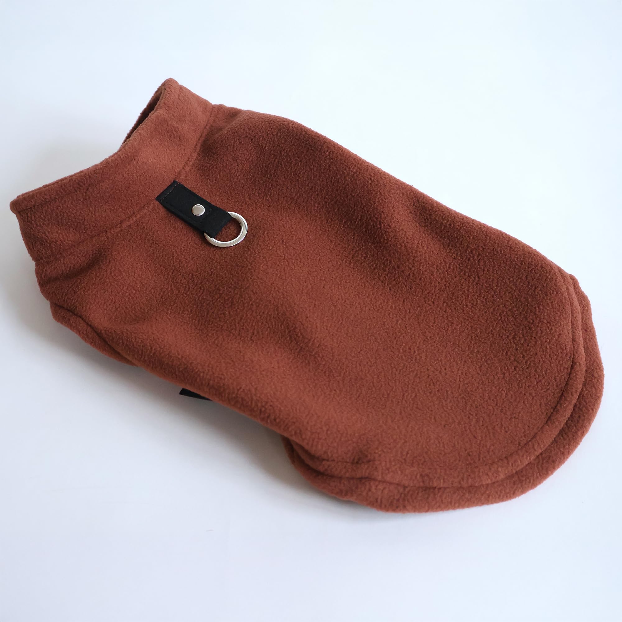 Chaleco de forro polar para perros pequeños y medianos, fácil de llevar.