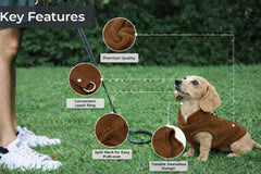 Chaleco suave de forro polar, perfecto para mantener cómodo al perro.