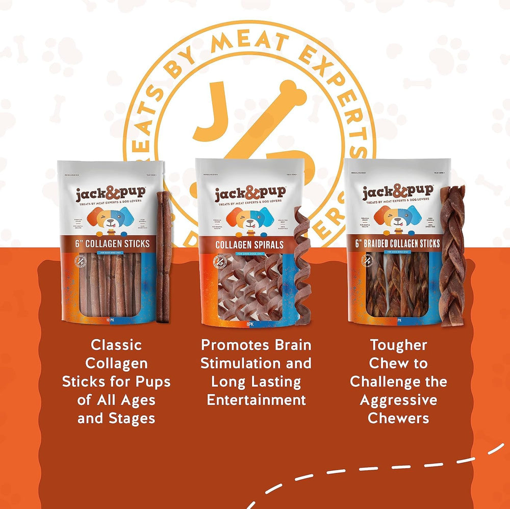 JackPup alternativa a palitos masticables para perros, opción segura y resistente.