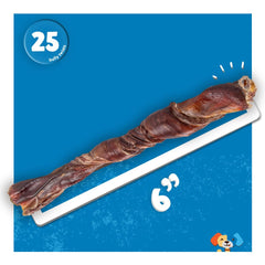 Jack&Pup Bully Twists 6 pulgadas, pensado para perros senior
