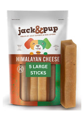 Jack&Pup palitos de queso yak, masticación prolongada para perros activos