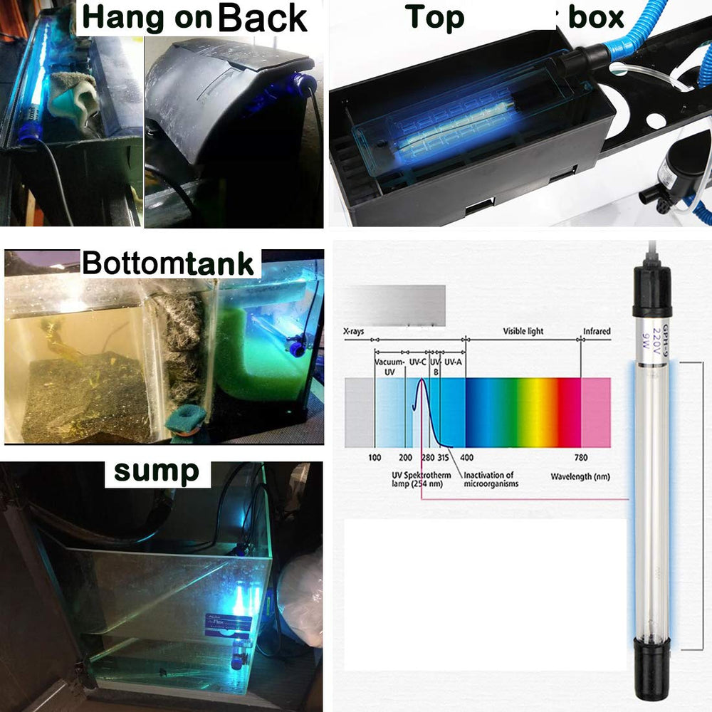 JackSuper luz sump filtro acuario, facilita la filtración estable.
