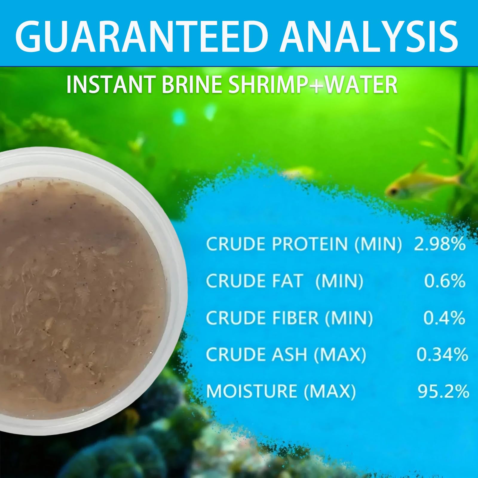 JADINGSFARM Alimento listo para usar de artemia para peces.