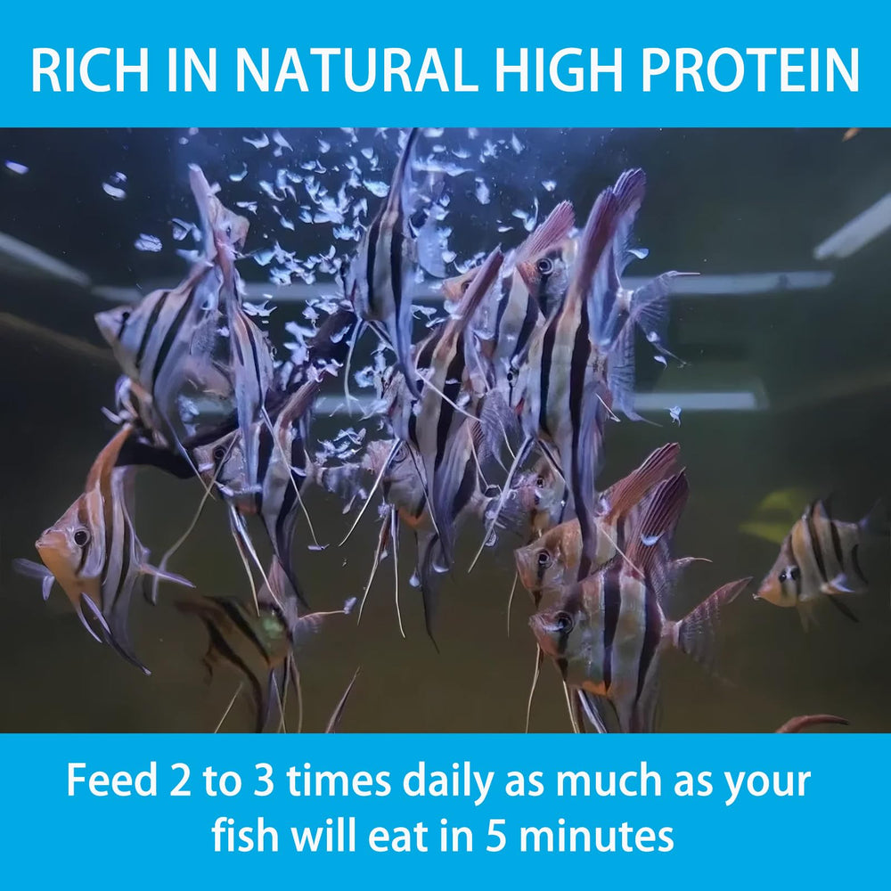 JADINGSFARM Alimento de artemia para peces juveniles en acuarios.