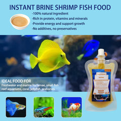 JADINGSFARM Daphnia envase hermético conserva frescura y nutrientes para tus peces