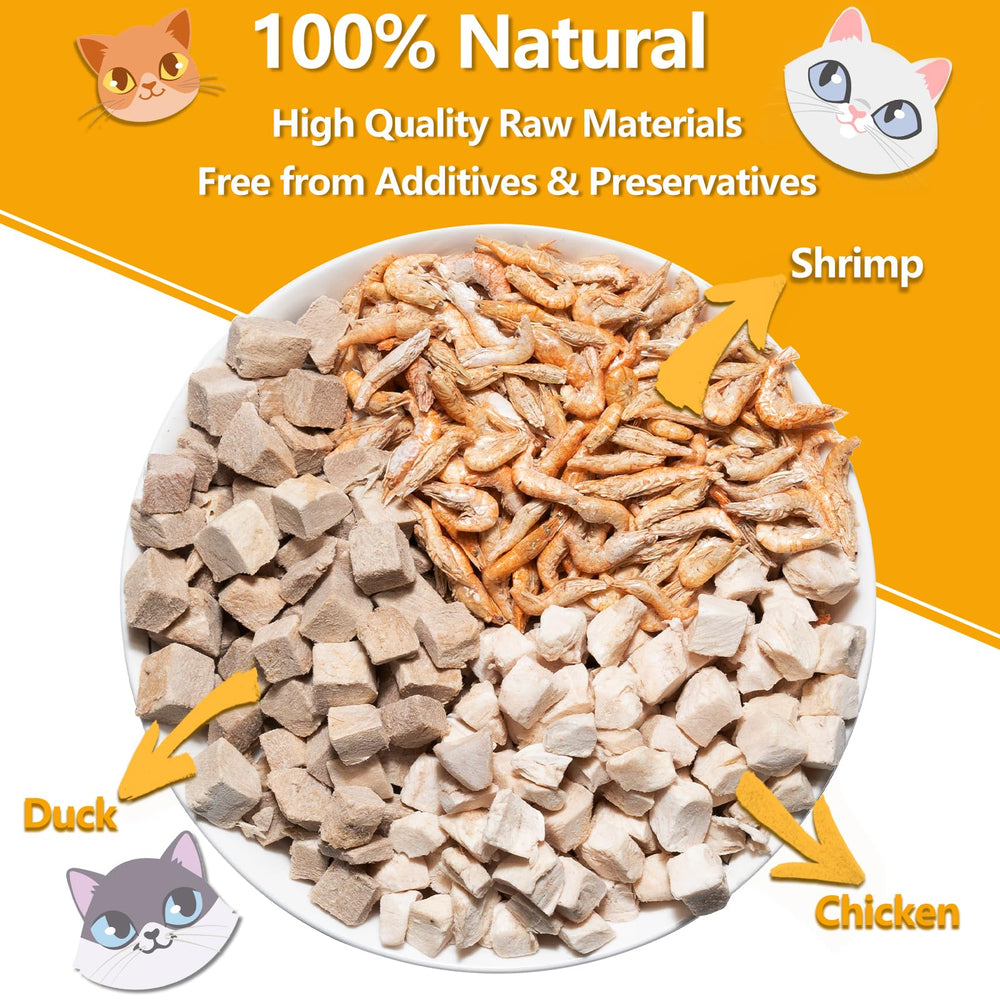 JADINGSFARM Dieta cruda natural para gatos y gatitos, soporte digestivo potencial.