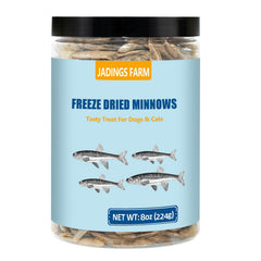 JADINGSFARM Minnows en frasco de doble cierre, práctico para almacenamiento y porciones.