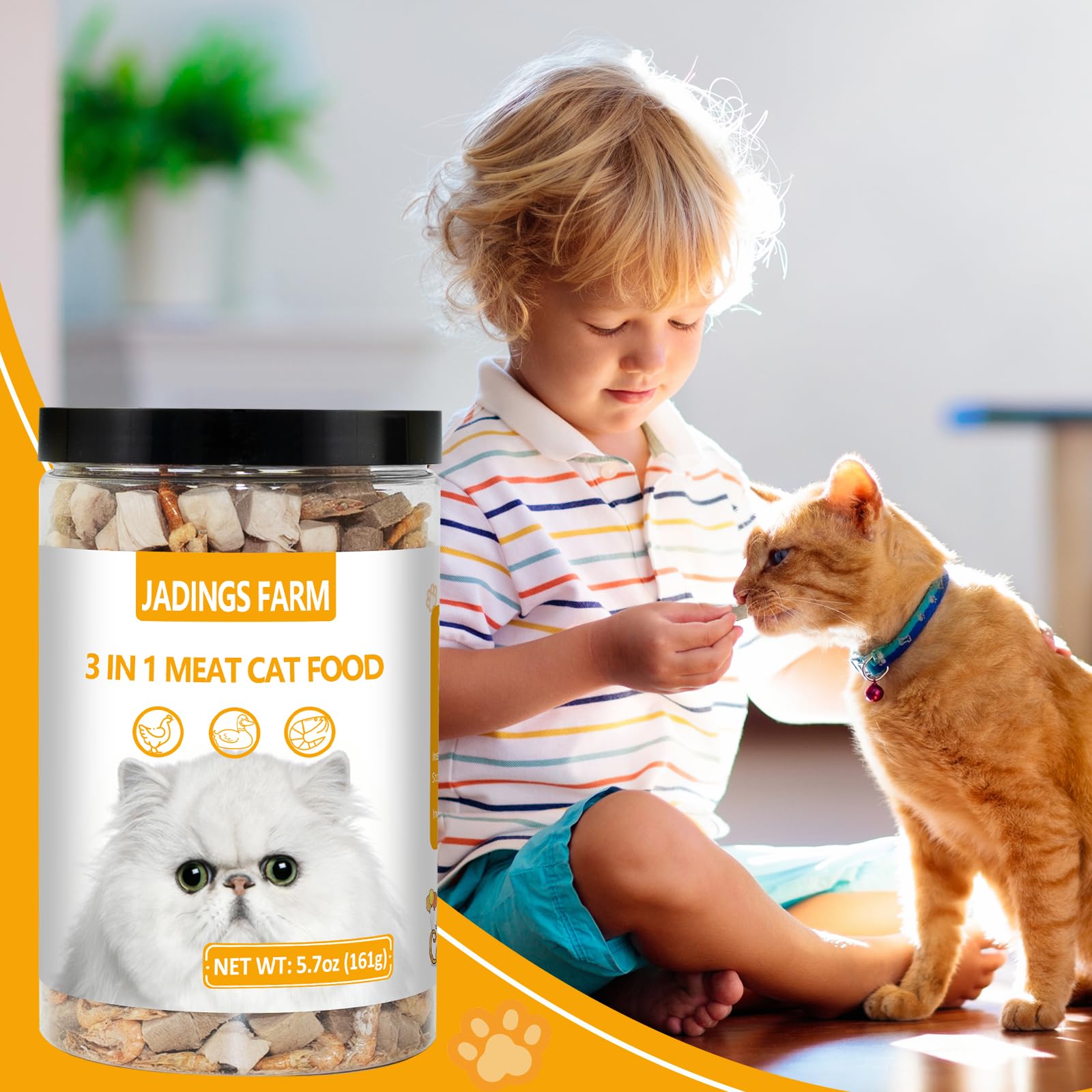 JADINGSFARM Sin gluten y sin alérgenos para gatos sensibles.