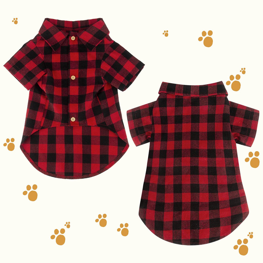 Jamktepat camisa para perro con costuras reforzadas para mayor durabilidad.