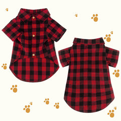 Jamktepat camisa para perro con costuras reforzadas para mayor durabilidad.
