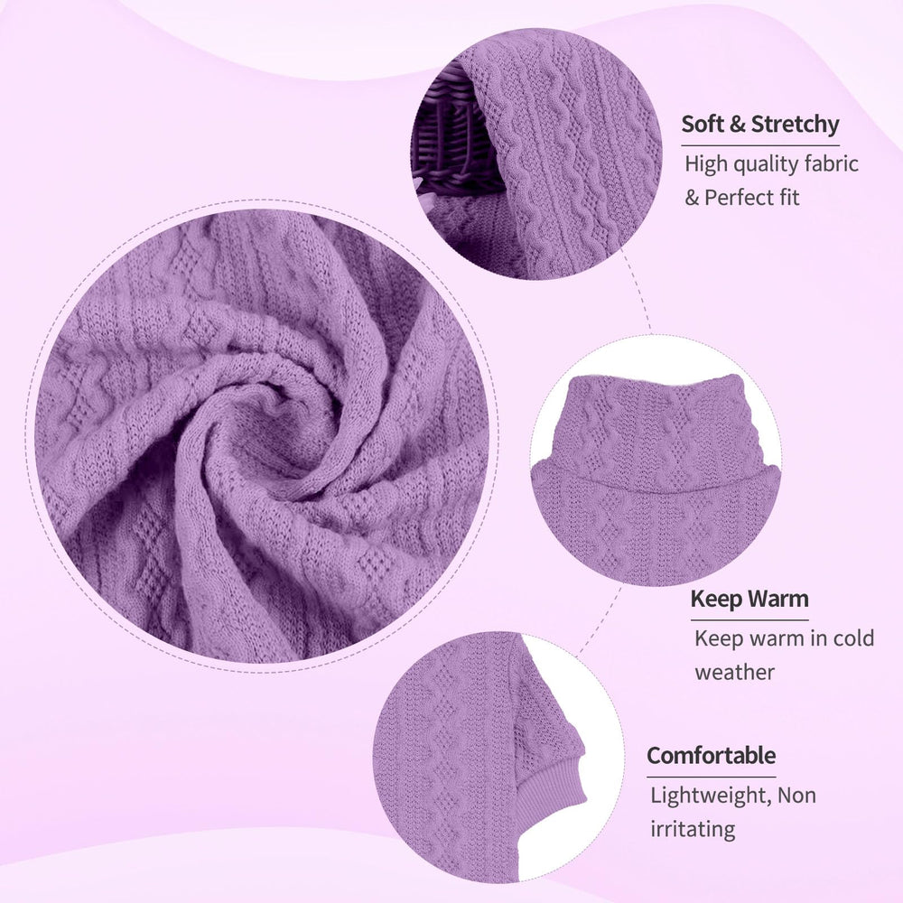 Cintura elástica Jamktepat, ajuste seguro para perro grande en morado.