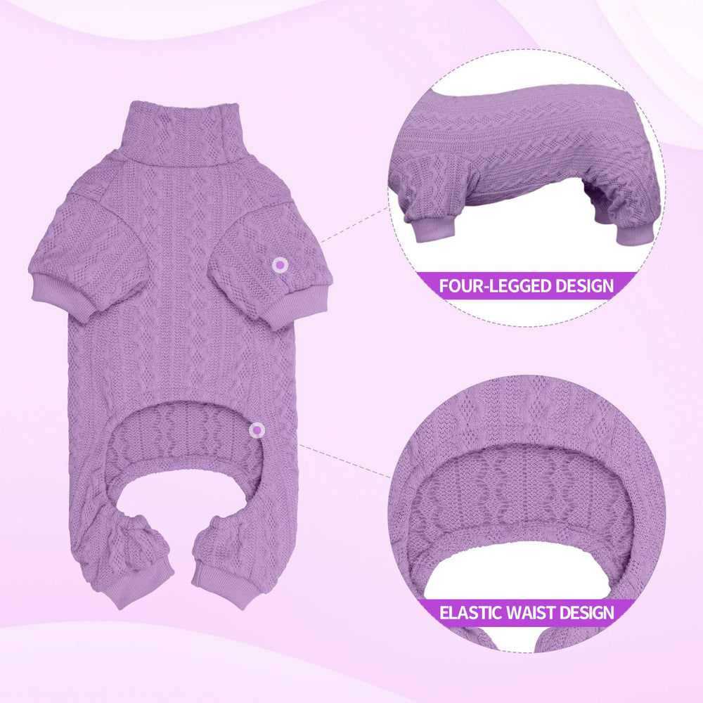 Diseño liso Jamktepat, suéter para perro grande, estilo versátil y sobrio.