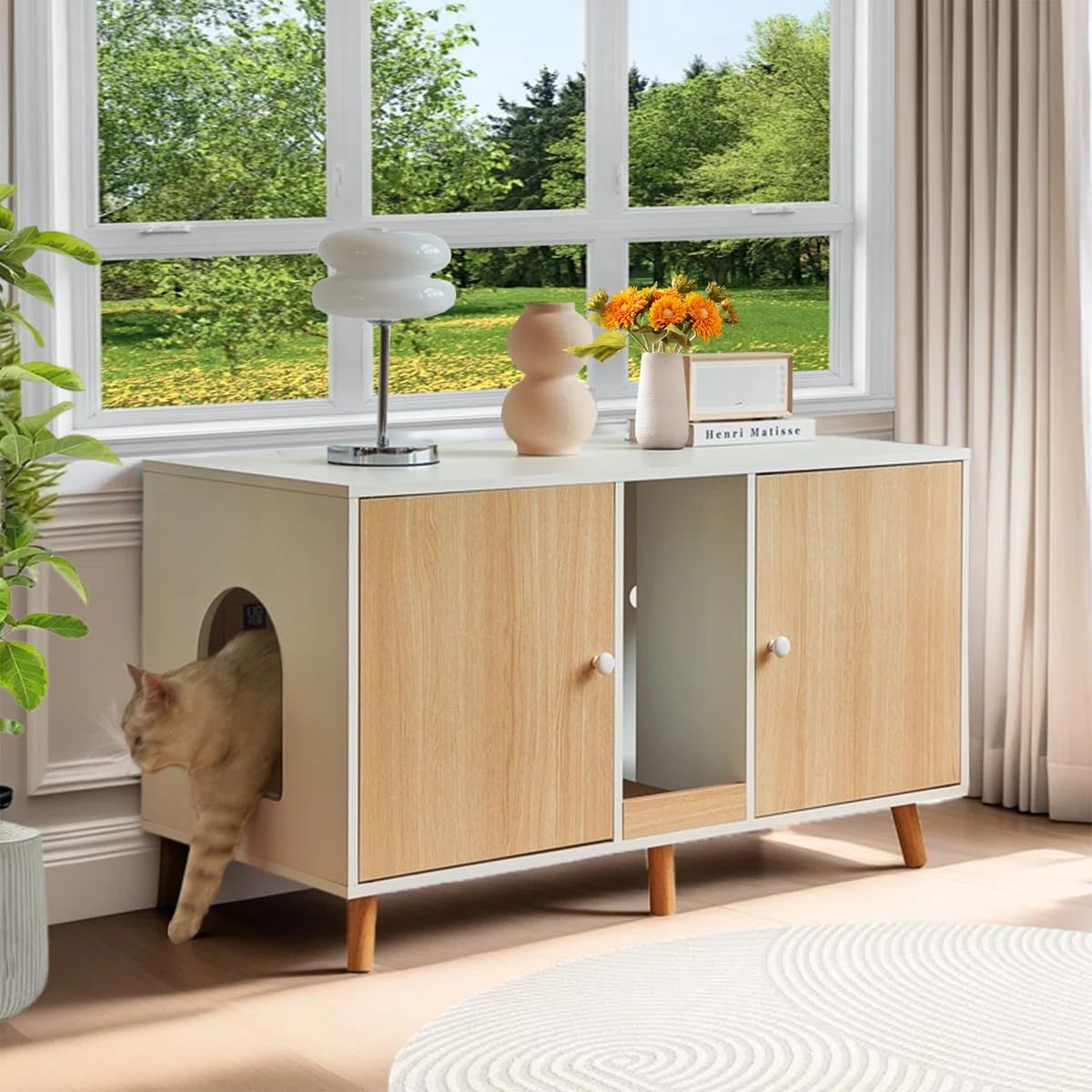 JanflyHome cabina moderna que se integra con estilo en cualquier sala.