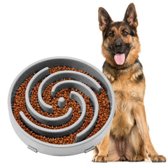 JASGOOD tazón lento con espiral-laberinto para comer pausadamente