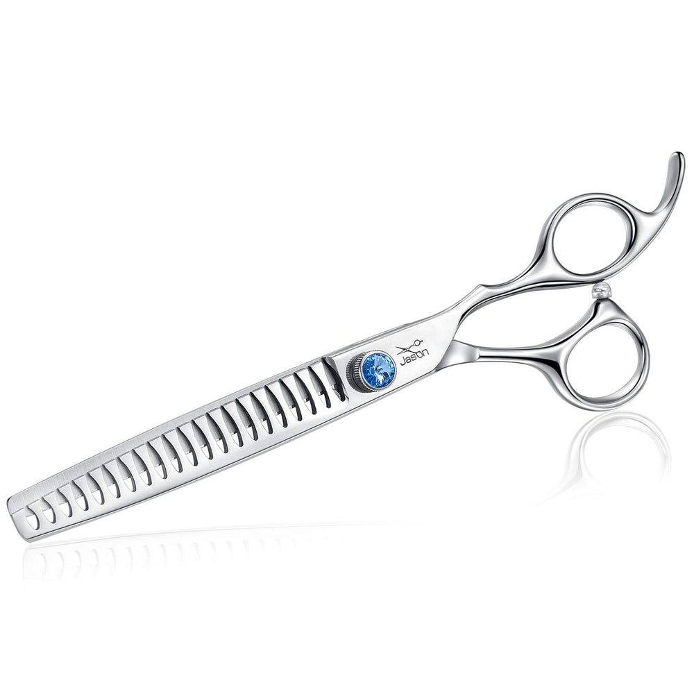 Tijeras JASON de 7 pulgadas con 21 dientes para un acabado suave