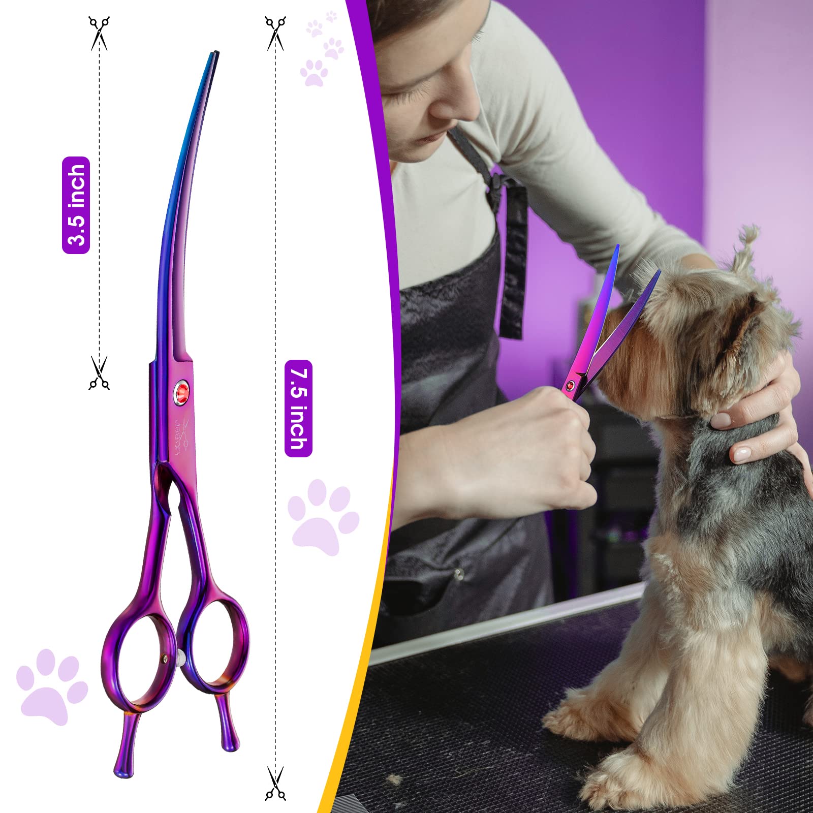 Regalo navideño práctico para dueños de mascotas con tijeras JASON