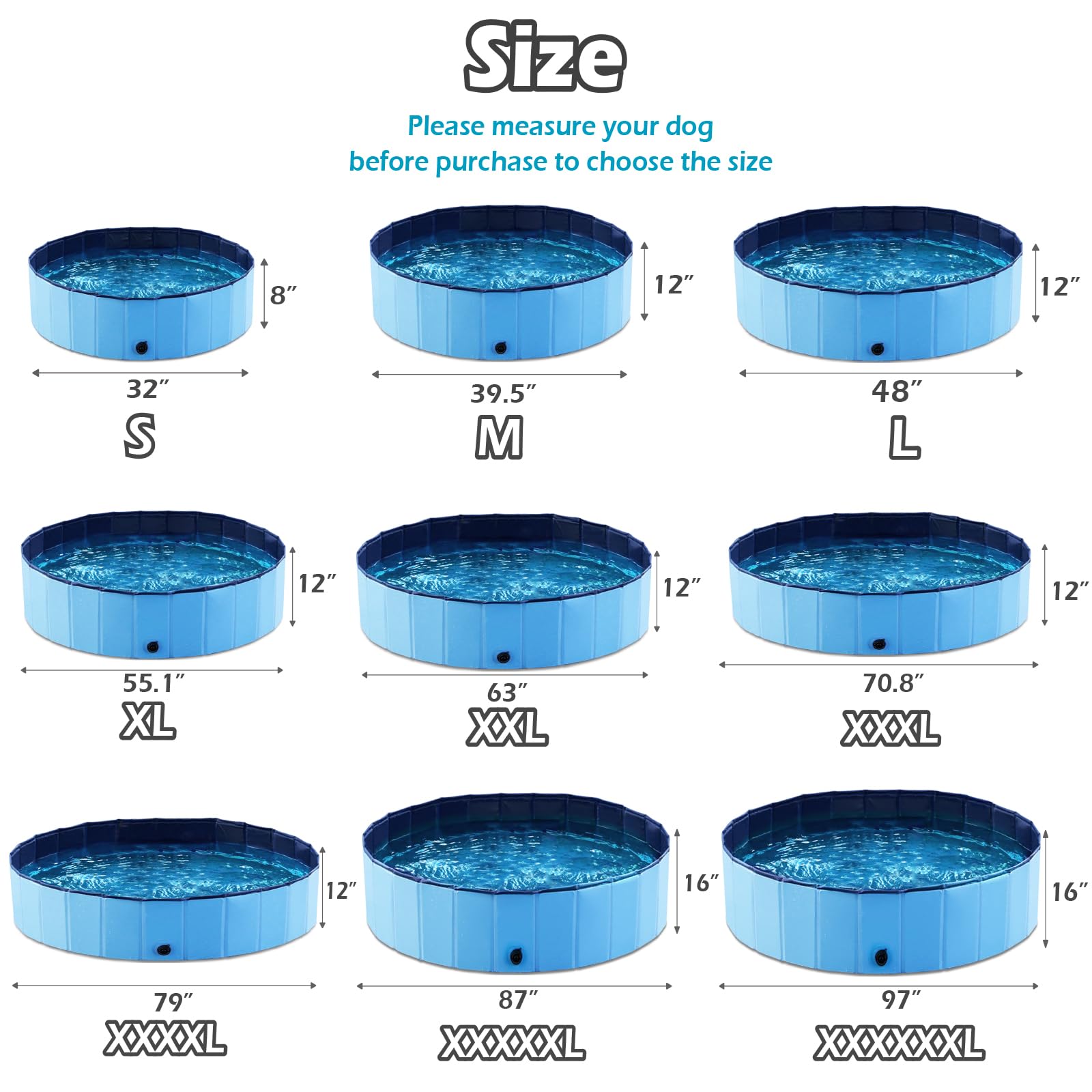 Jasonwell piscina para mascotas y niños, versátil en el hogar.