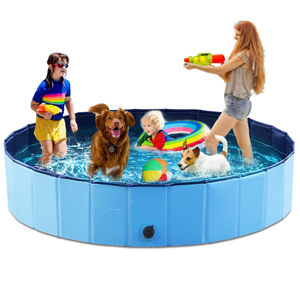 Jasonwell piscina para perros plegable, ideal para viaje y baño en casa