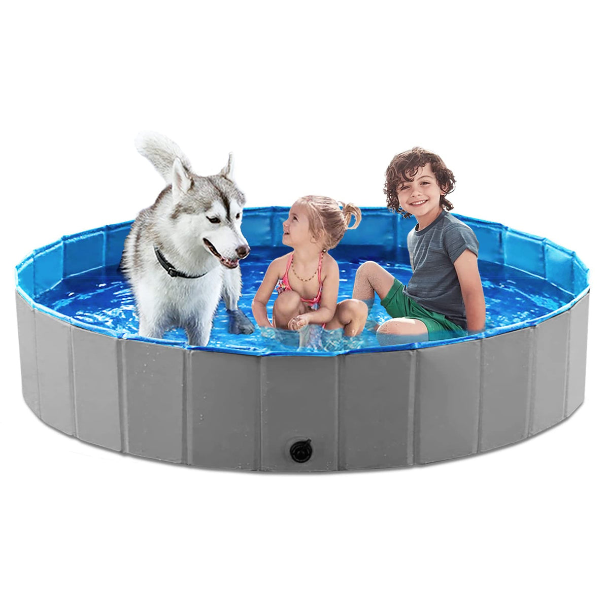 Jasonwell piscina para perros plegable, fácil transporte para viajes y paseos