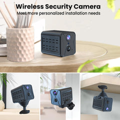 javiscam cámara mini con batería de 2800mAh para grabación continua.