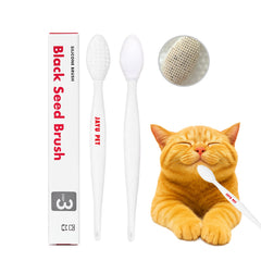 Cepillo de silicona JAYU PET, exfolia la barbilla para una piel felina más limpia.