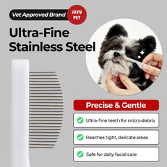JAYU PET puntas redondeadas, grooming seguro para piel sensible.