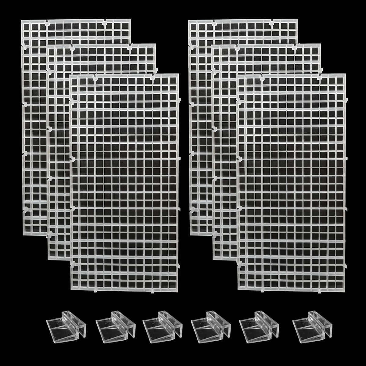 JBCCMY tapa de acuario seis piezas ofrece cobertura estable y segura para el tanque.