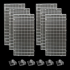 JBCCMY tapa de acuario seis piezas ofrece cobertura estable y segura para el tanque.
