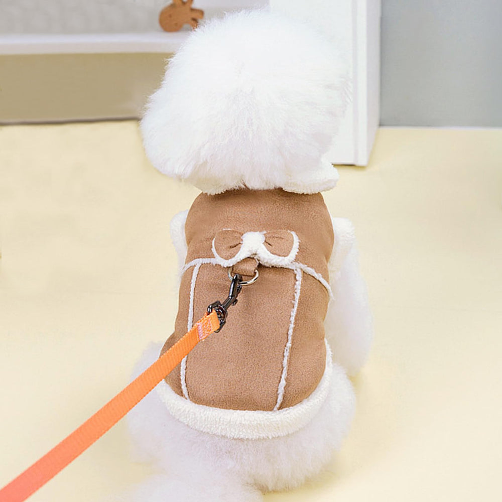 Capa JECIKELON con forro de felpa, abrigo suave para perro