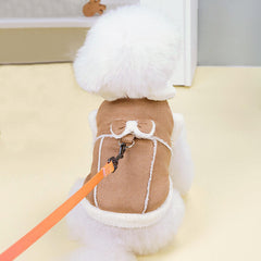 Capa JECIKELON con forro de felpa, abrigo suave para perro